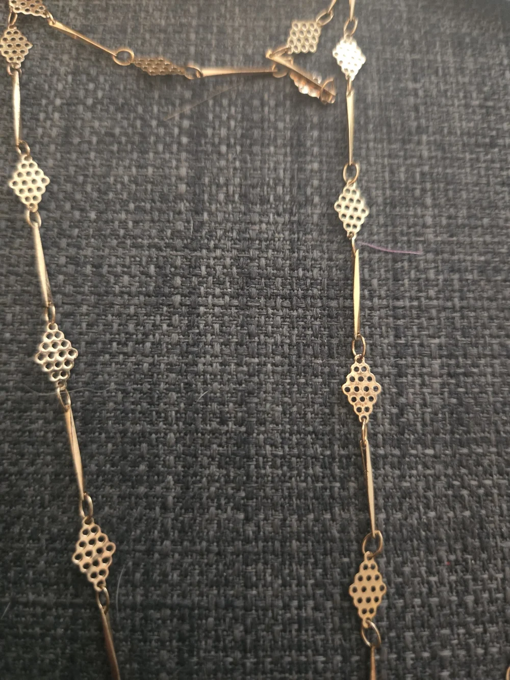 World Market Gold-Tone Decorative Mask & Eyewear Chain